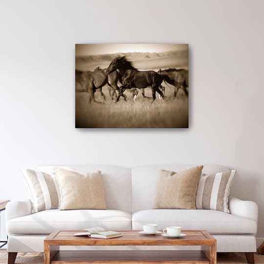 Dark Horse Canvas Giclee